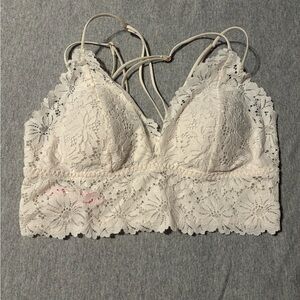 Victoria's Secret Lace Bralette in White